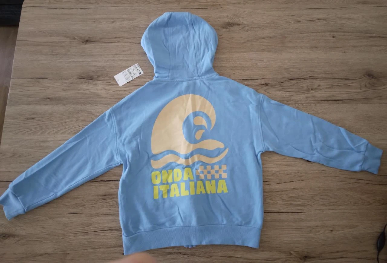 Hooded zip-up sweatshirt 10 years old new – photo 13